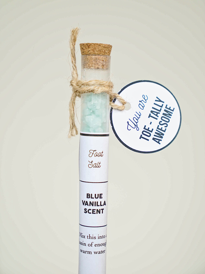 Blue Vanilla Scent Crystal Foot Salt Souvenir by Giftscape - 003 Blue Vanilla Scent Crystal Foot Salt Souvenir by Giftscape - 003