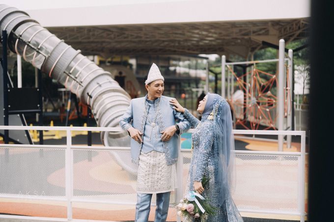 Gina & Fikry Wedding at The Gallery CIBIS Park Part 3 by AKSA Creative - 036