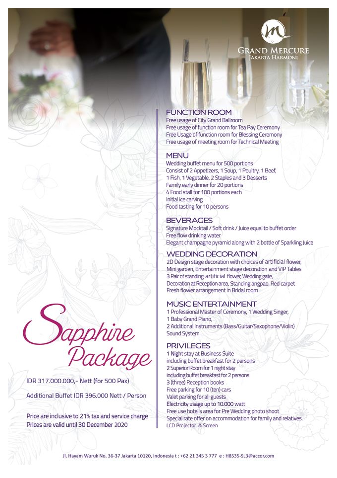 Wedding Package 2019 by Pelangi Cake - 003 Wedding Package 2019 by Pelangi Cake - 003