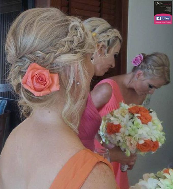 Bridal Hair Stylist Phuket Thailand by Wow Make Up in Phuket - 036 Bridal Hair Stylist Phuket Thailand by Wow Make Up in Phuket - 036