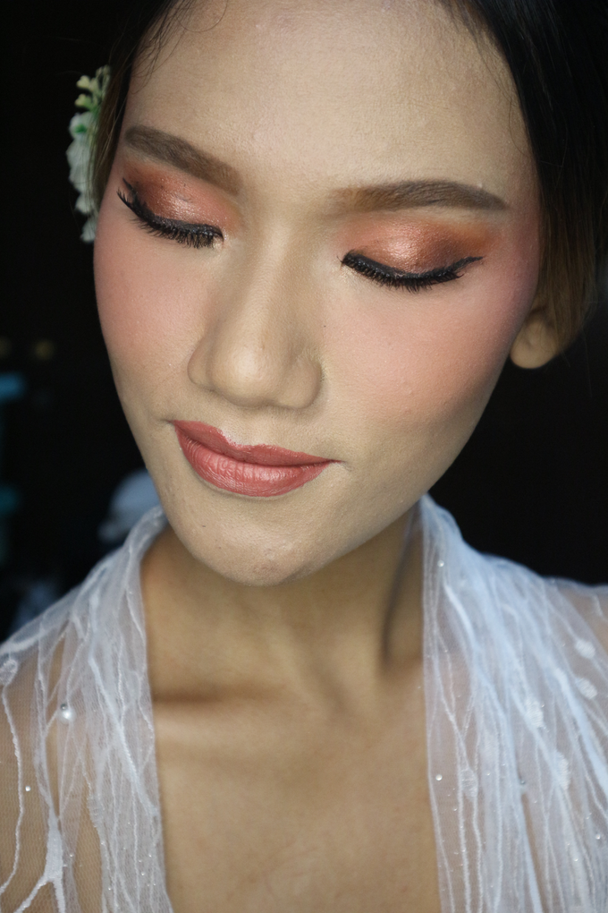 Simple Flawless Wedding Makeup Hairdo  by Hana Gloria MUA - 002