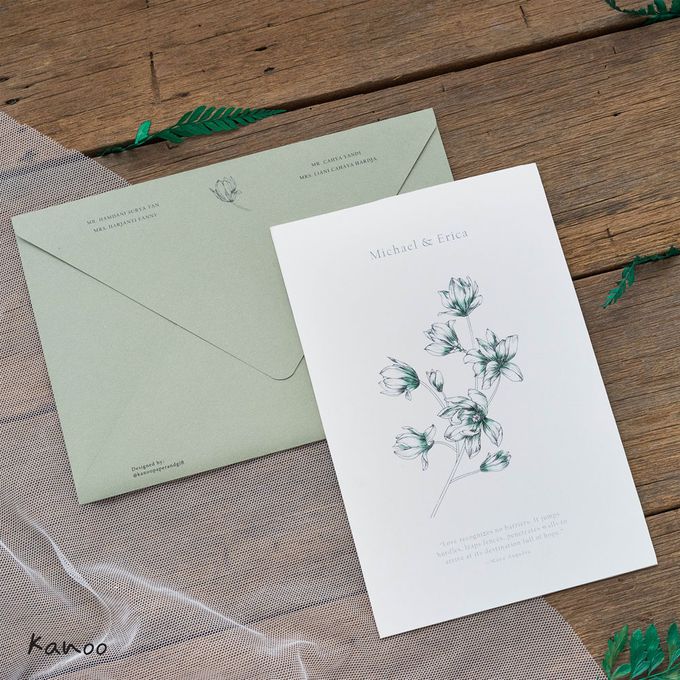 Wedding Invitation Olive Green By Kanoo Paper Gift Bridestory Com