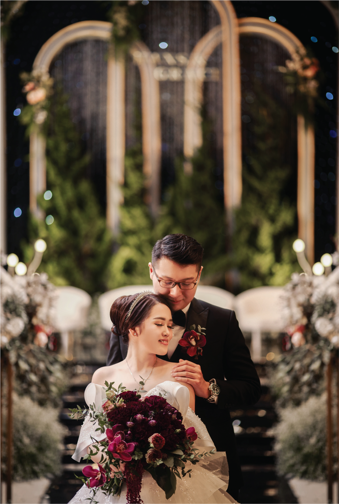 Hans & Grace Wedding Decoration at Grand Sudirman by Valentine Wedding Decoration - 003