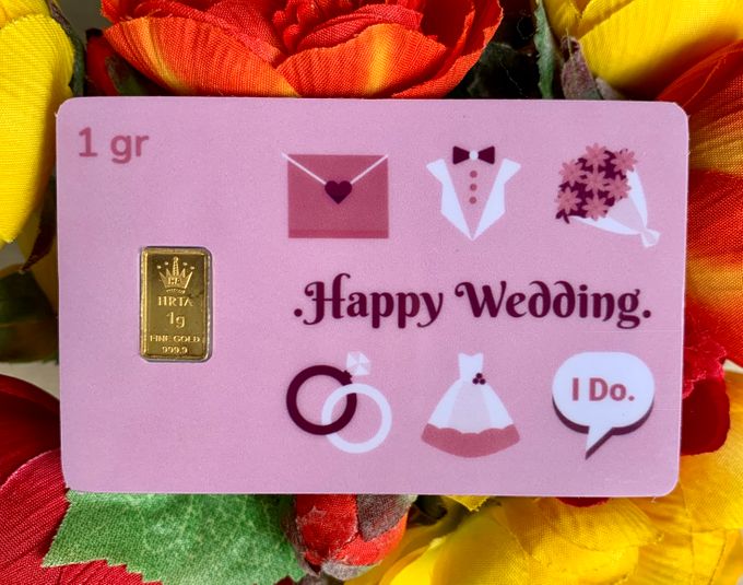 Emas Logam Mulia HRTA - Happy Wedding 1 by tanamduit emas - 001 Emas Logam Mulia HRTA - Happy Wedding 1 by tanamduit emas - 001