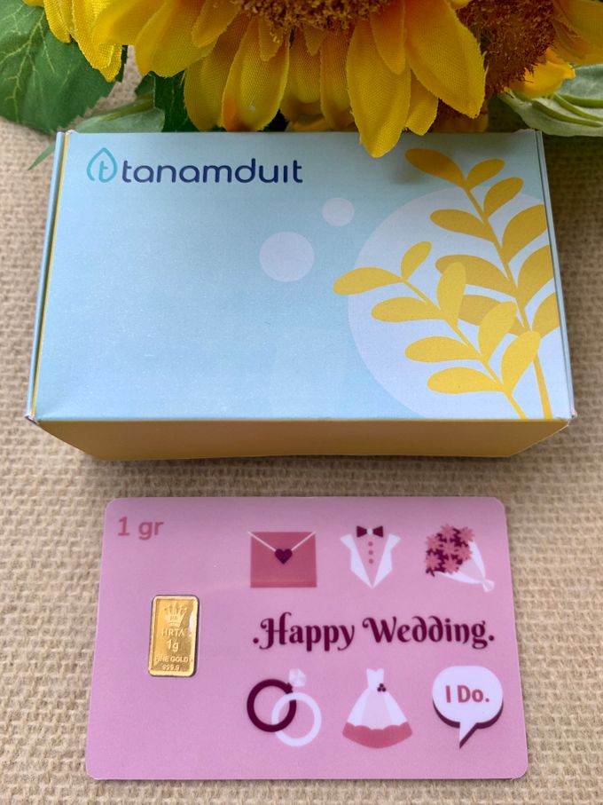 Emas Logam Mulia HRTA - Happy Wedding 1 by tanamduit emas - 003 Emas Logam Mulia HRTA - Happy Wedding 1 by tanamduit emas - 003