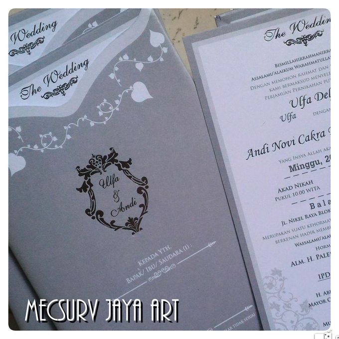  Customed Hardcover Invitation For ULFA & Andi_ by Mecsurv Jaya Art - 001