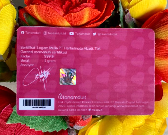 Emas Logam Mulia HRTA - I Love You 2 by tanamduit emas - 004 Emas Logam Mulia HRTA - I Love You 2 by tanamduit emas - 004