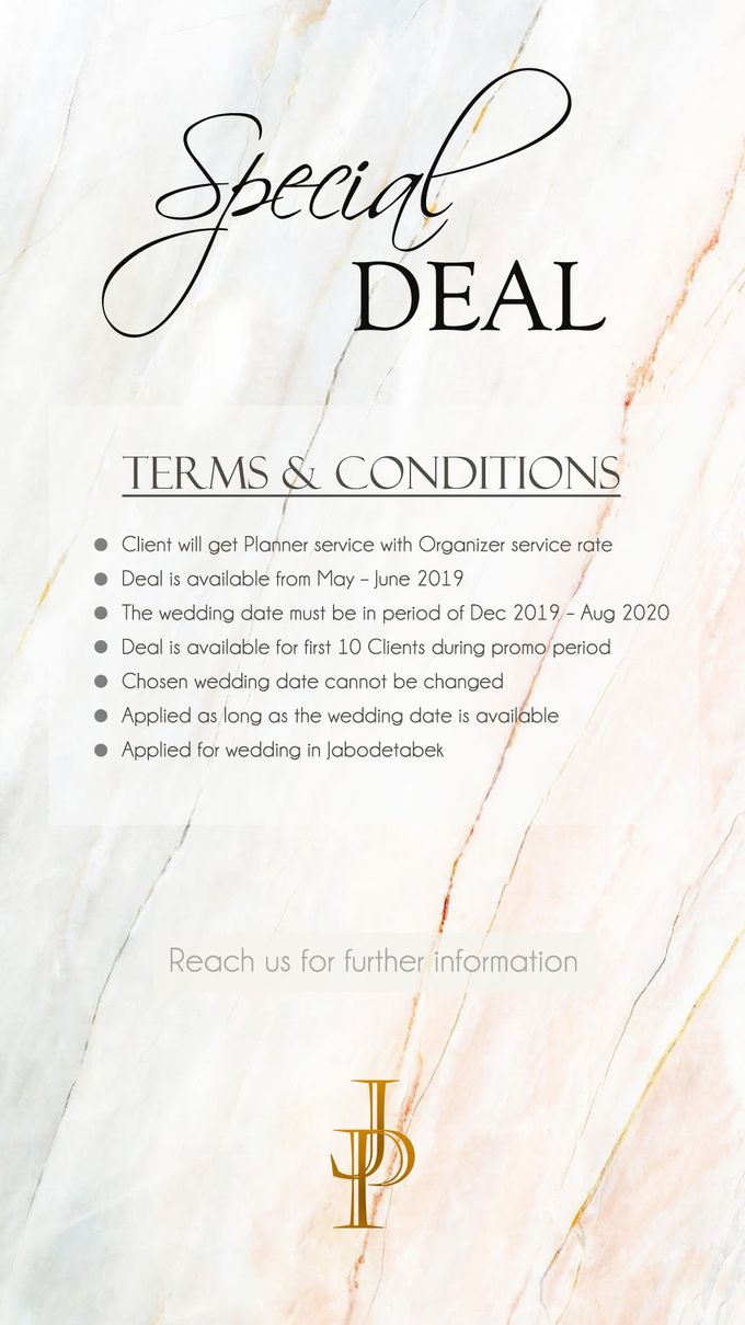 Special Deal on May - June 2019 by JP Wedding Enterprise - 002 Special Deal on May - June 2019 by JP Wedding Enterprise - 002