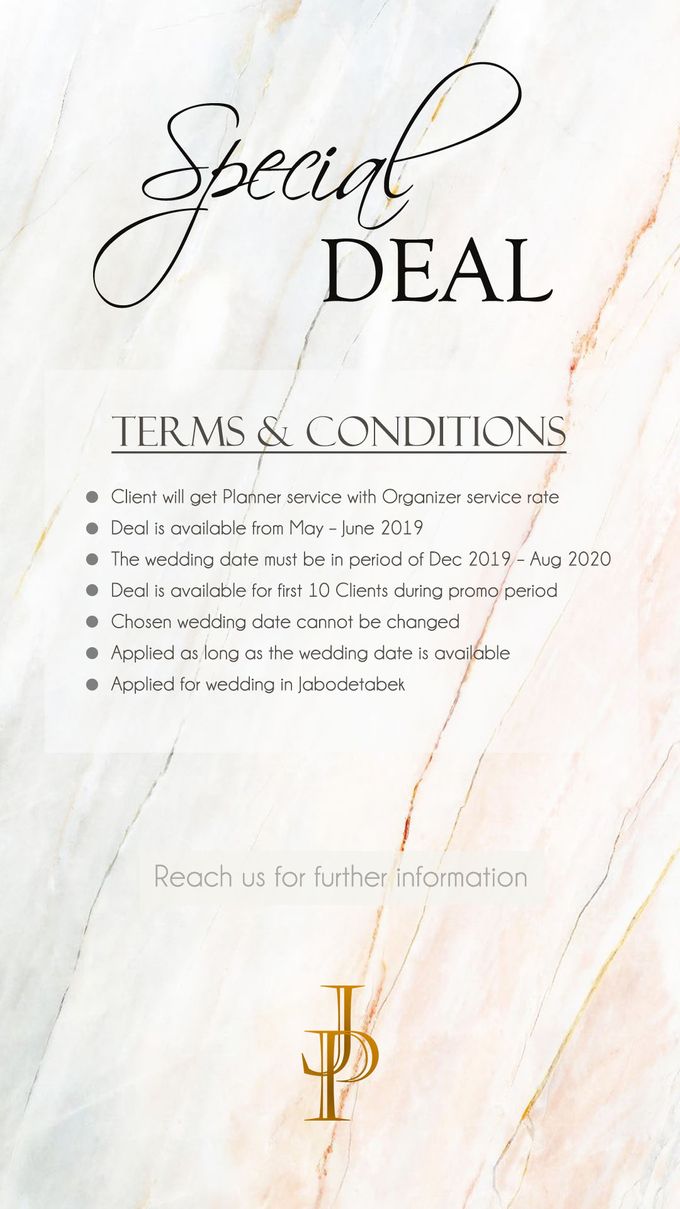 Special Deal on May - June 2019 by JP Wedding Enterprise - 002