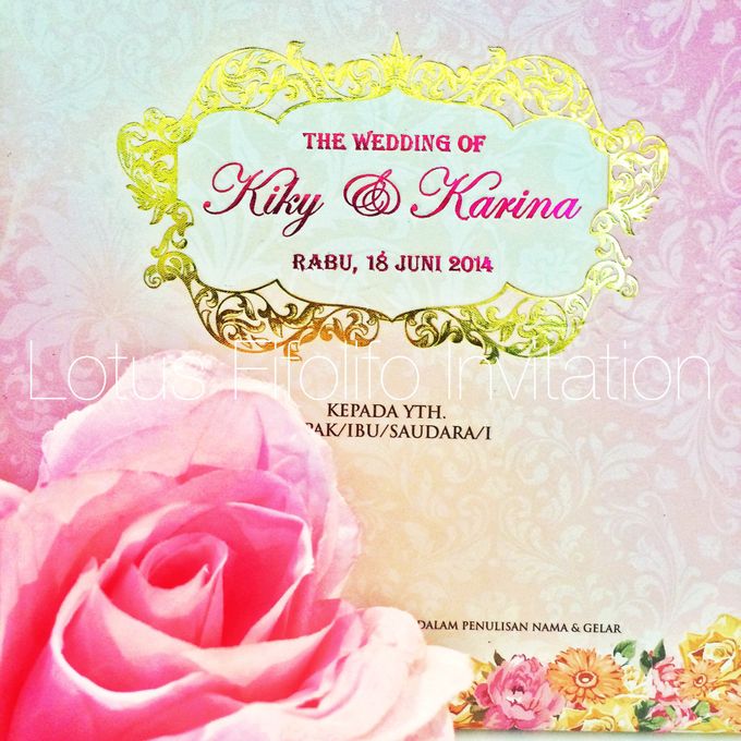 Kiky & Karina by Lotus Fifolifo Invitation - 002 Kiky & Karina by Lotus Fifolifo Invitation - 002