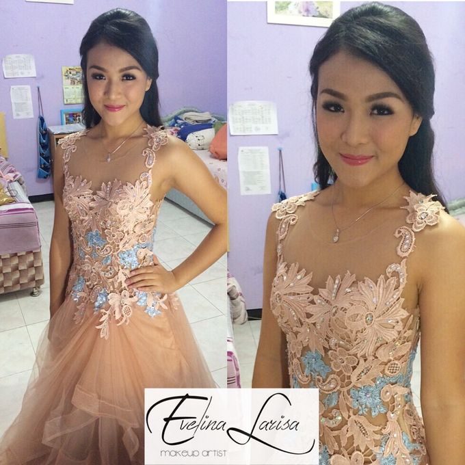 Party Makeup for local customer Angelica by Evelina Larisa Makeup Artist - 001