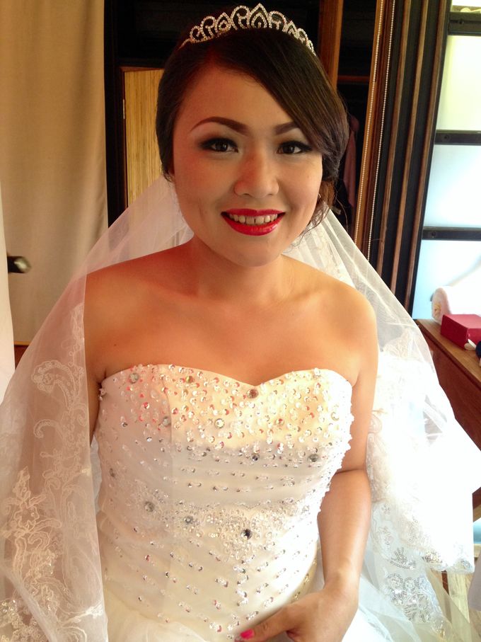 Wedding Makeup and Hairdo by Sandra MUA The Bright Salon and Bridal - 001 Wedding Makeup and Hairdo by Sandra MUA The Bright Salon and Bridal - 001
