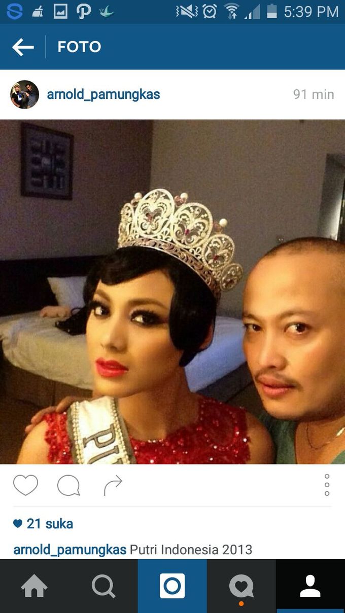 Whulandary Herman Puteri Indonesia 2013 Make Over by Arnold Makeover - 010