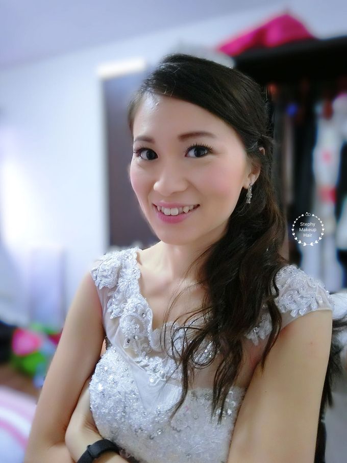 Swee Ming Actual Day & Church Matrimony by Stephy Ng Makeup and Hair - 003