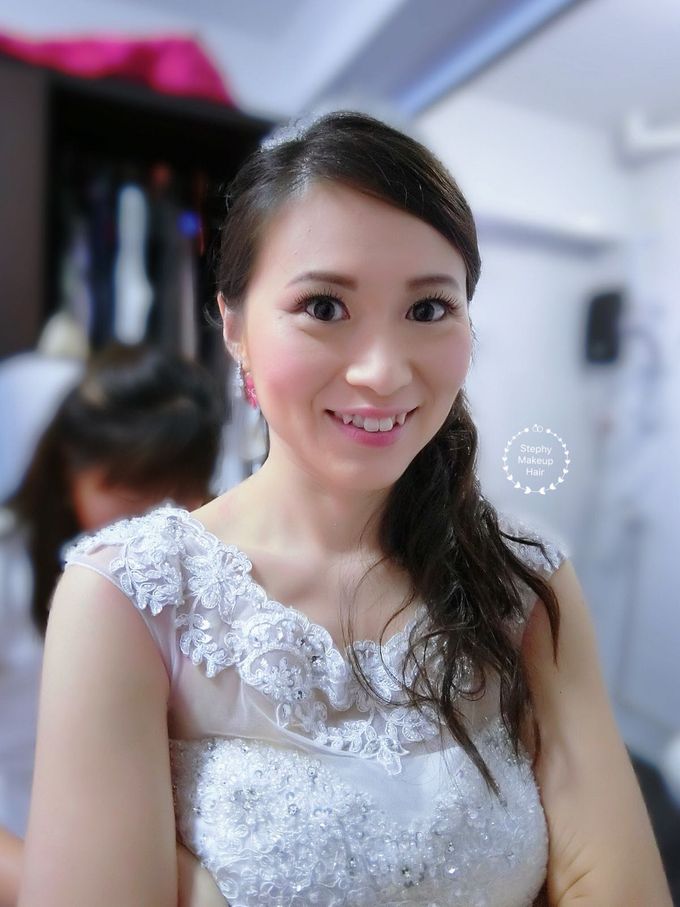 Swee Ming Actual Day & Church Matrimony by Stephy Ng Makeup and Hair - 004