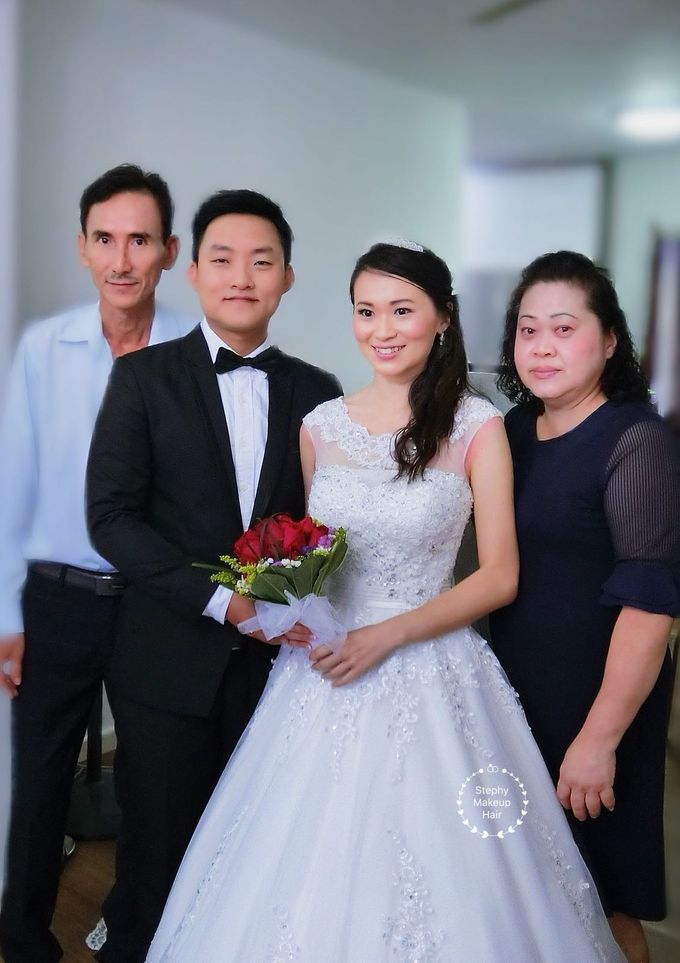 Swee Ming Actual Day & Church Matrimony by Stephy Ng Makeup and Hair - 007