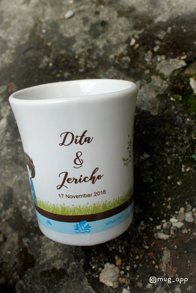 Mug F.mini Love Wedding Dita& Jericho by Mug-App Wedding Souvenir - 003 Mug F.mini Love Wedding Dita& Jericho by Mug-App Wedding Souvenir - 003