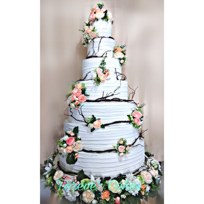 Rustic Wedding Cake by FOREVER CAKE - 010 Rustic Wedding Cake by FOREVER CAKE - 010