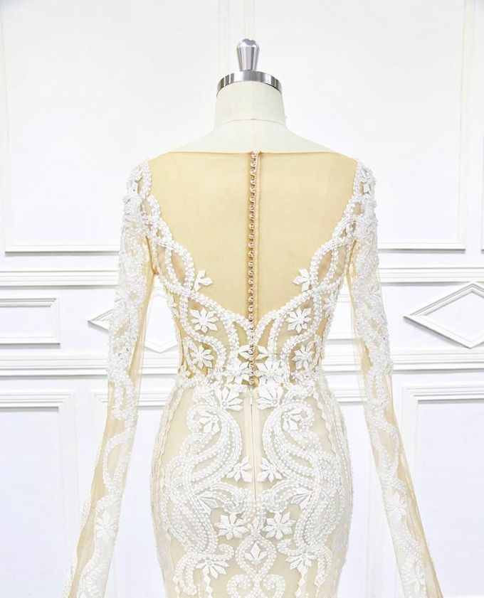 New Beautiful Mermaid Aline Wedding Gown Design by D BRIDE - 002 New Beautiful Mermaid Aline Wedding Gown Design by D BRIDE - 002