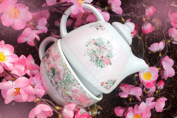 Tekio Susun Dan Mug Gentong Exclusive Full Sakura by Mug-App Wedding Souvenir - 006 Tekio Susun Dan Mug Gentong Exclusive Full Sakura by Mug-App Wedding Souvenir - 006