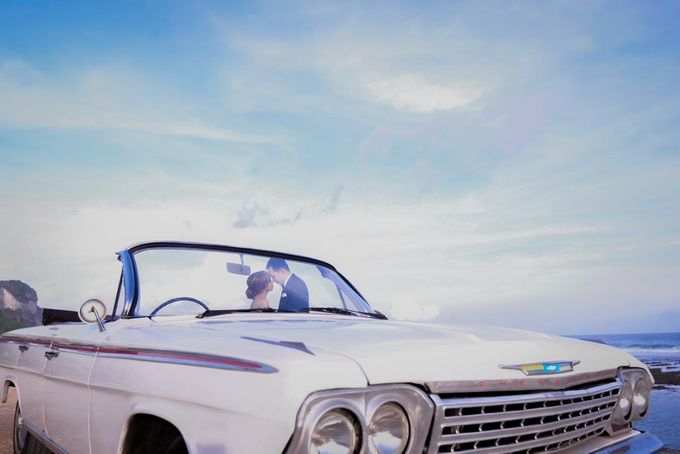 White Classic Car by Bali Classic Community - 006 White Classic Car by Bali Classic Community - 006