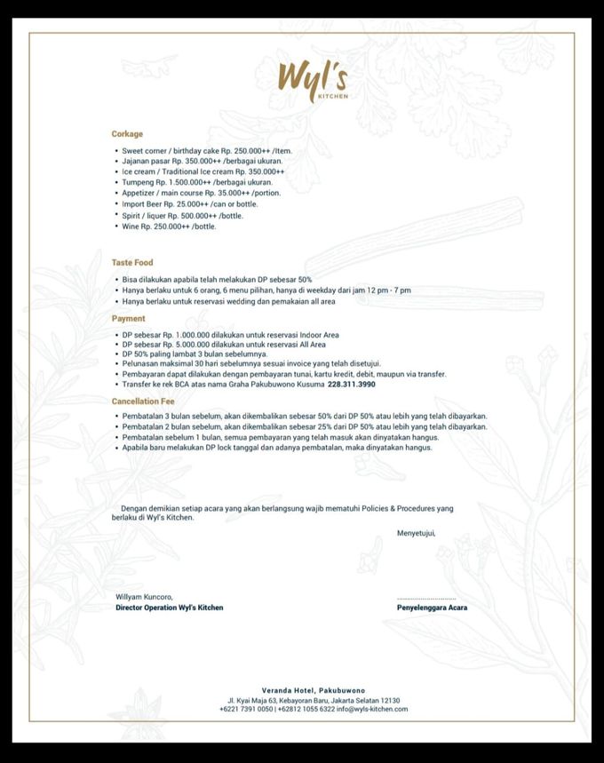 Menu
by Wyl's Kitchen - 006 Menu
by Wyl's Kitchen - 006
