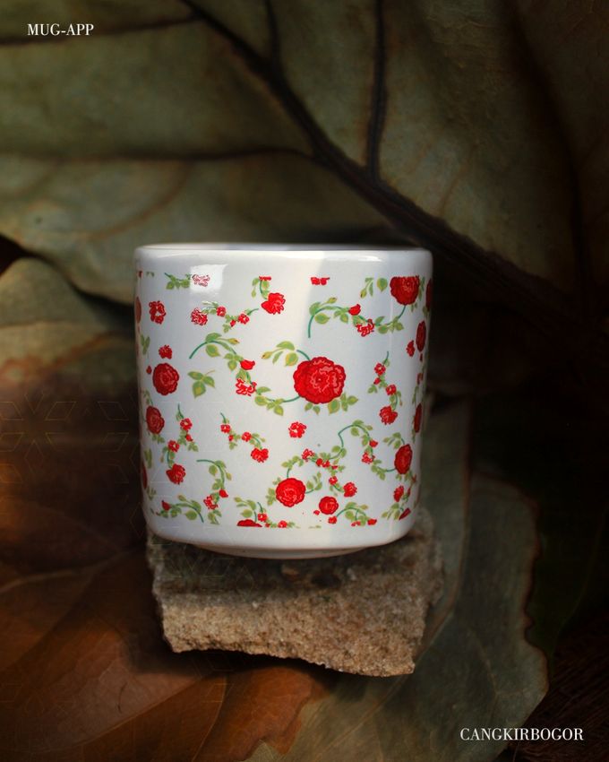 Mug Kotak Full Flowers by Mug-App Wedding Souvenir - 002 Mug Kotak Full Flowers by Mug-App Wedding Souvenir - 002