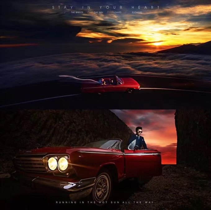 Red Classic Car by Bali Classic Community - 017 Red Classic Car by Bali Classic Community - 017