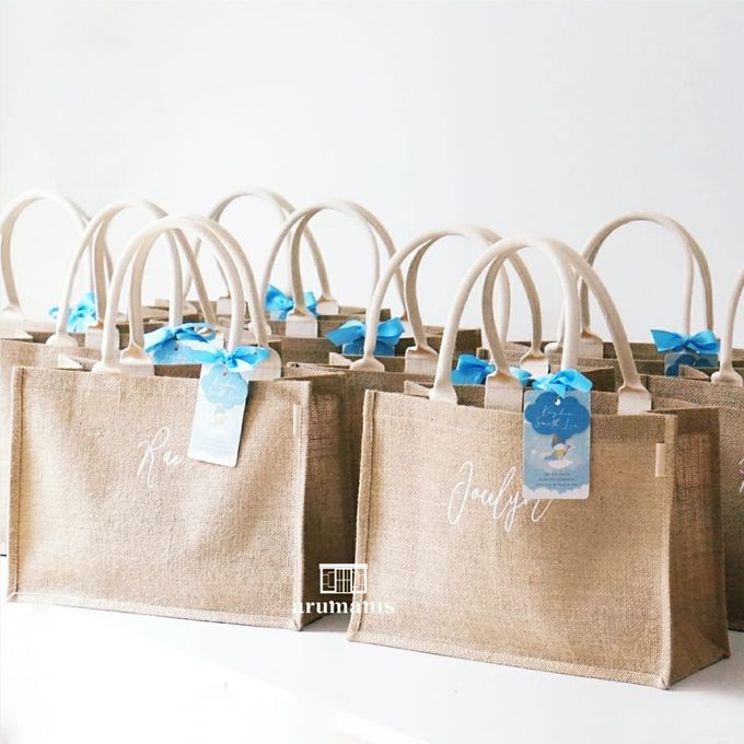 Jute Baby Hampers by Arumanis Gift - 002 Jute Baby Hampers by Arumanis Gift - 002