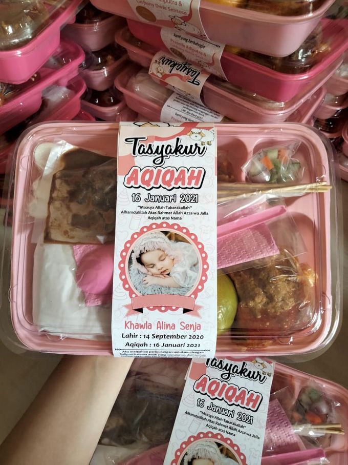 Paket Tasyakur Aqiqah Baby Khawla Alina Senja by Aby's Menu - 007
