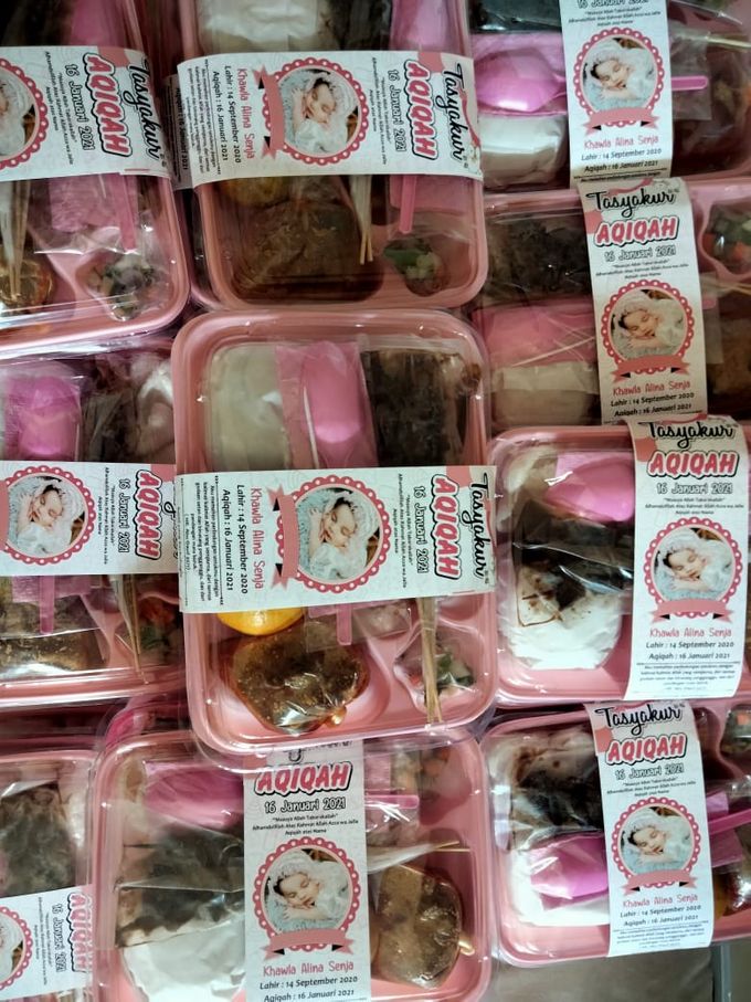Paket Tasyakur Aqiqah Baby Khawla Alina Senja by Aby's Menu - 008