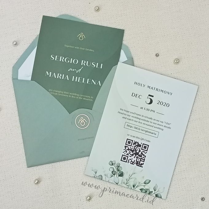 Wedding Invitation Of Sergio Maria by Prima Card - 001 Wedding Invitation Of Sergio Maria by Prima Card - 001