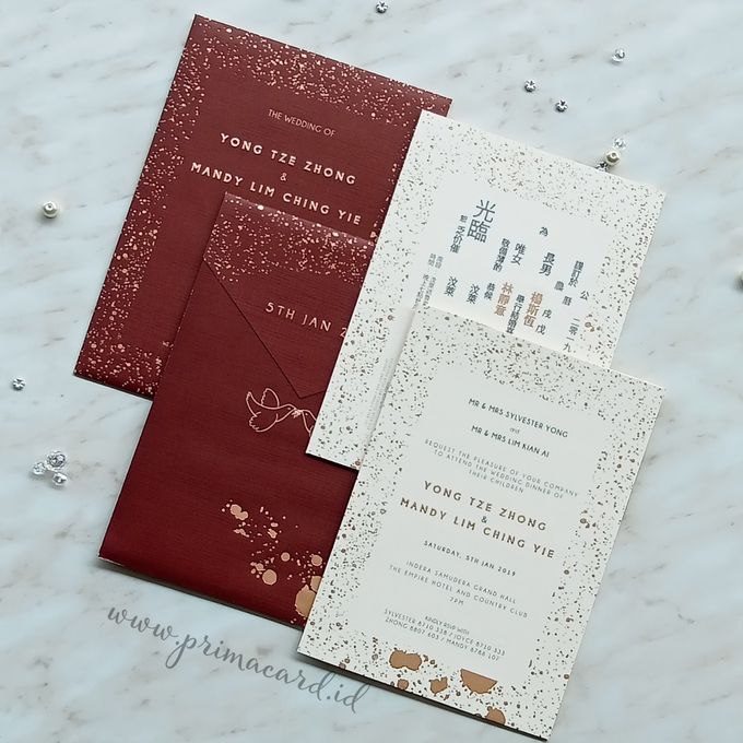 Wedding Invitation Of Yong Zhong Mandy Lim by Prima Card - 002