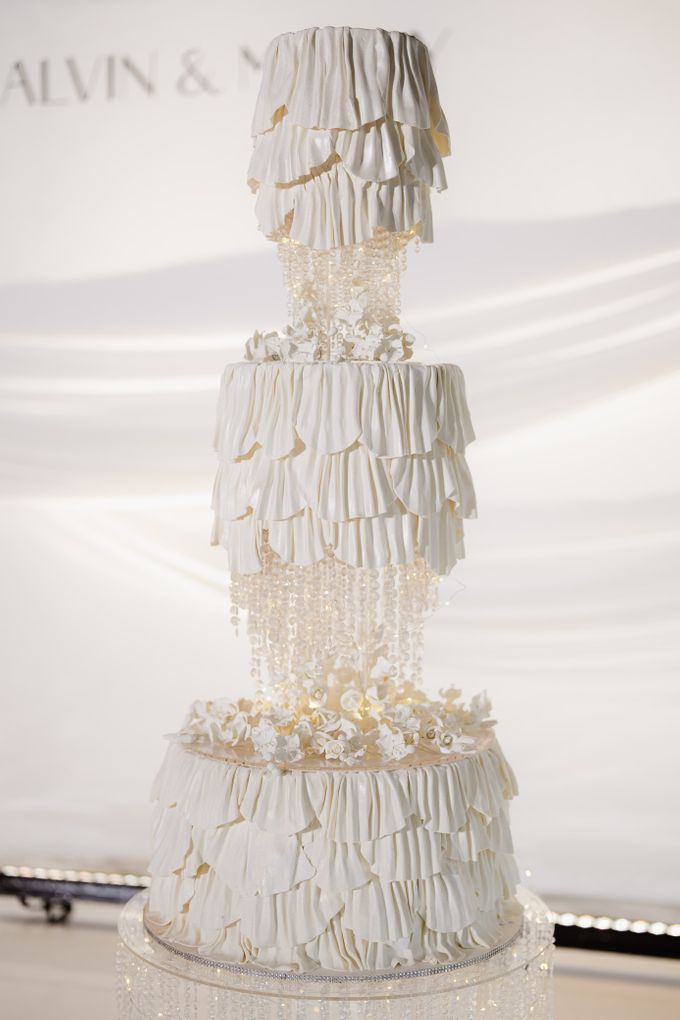 Wedding Cake Of Alvin & Merry 5 Jul 25 by AYANA Midplaza JAKARTA - 002