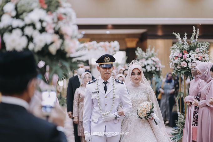 Vania & Adhitya by GRAND SLIPI TOWER by SWASANA WEDDING VENUE & ORGANIZER - 007