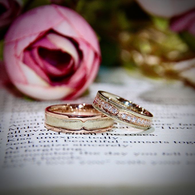 Matte Textured Wedding Rings by eClarity Diamonds - 006 Matte Textured Wedding Rings by eClarity Diamonds - 006