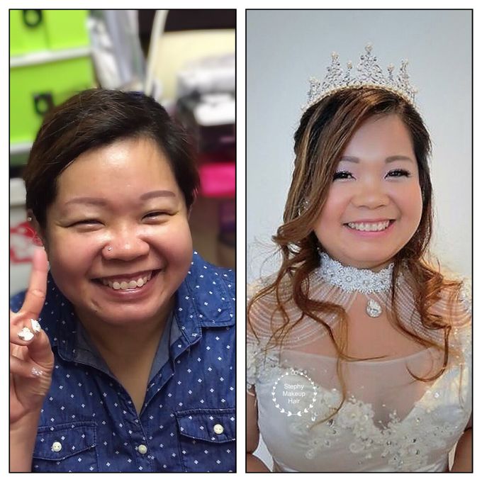 Brides Before After 2 By Stephy Ng Makeup And Hair Bridestory Com