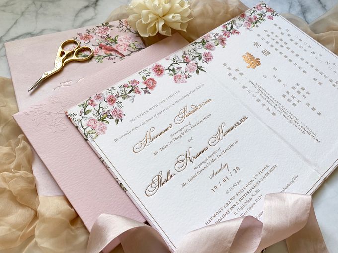 Tales of Peonies by Trouvaille Invitation - 005