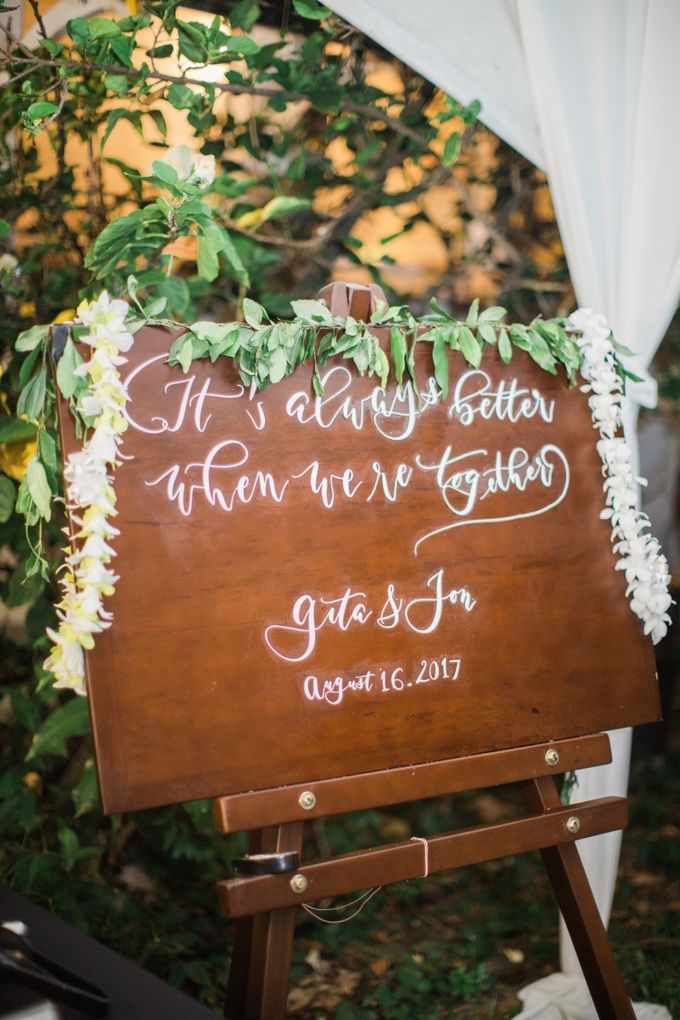Gita Anindita & Jon Abbott Invitation Suite by Meilifluous Calligraphy & Design - 002 Gita Anindita & Jon Abbott Invitation Suite by Meilifluous Calligraphy & Design - 002