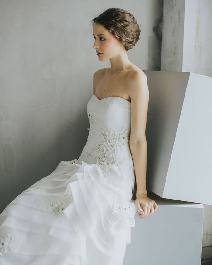 Organza Bridal Dress by Nelly Liu Label - 003 Organza Bridal Dress by Nelly Liu Label - 003