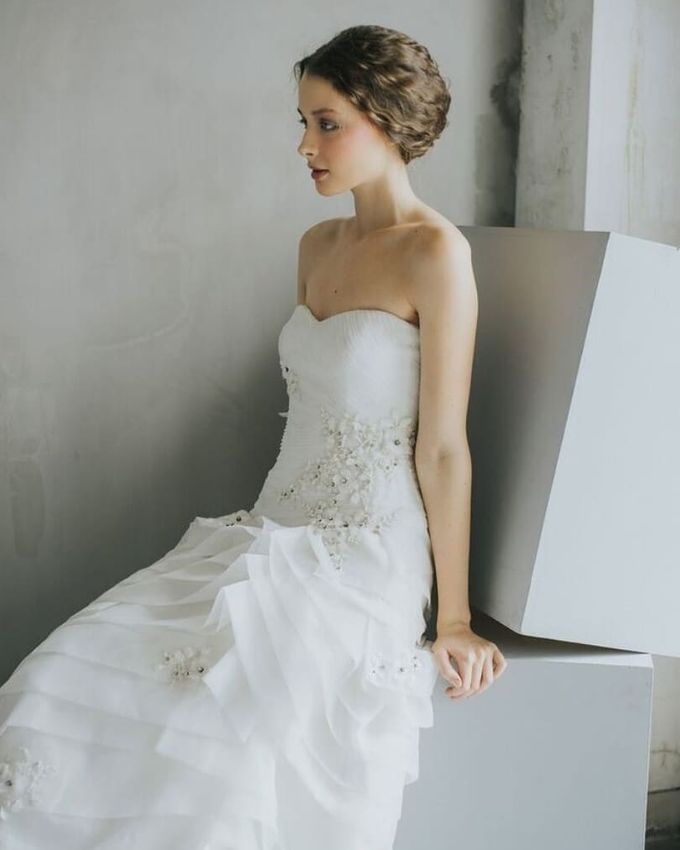 Organza Bridal Dress by Nelly Liu Label - 003