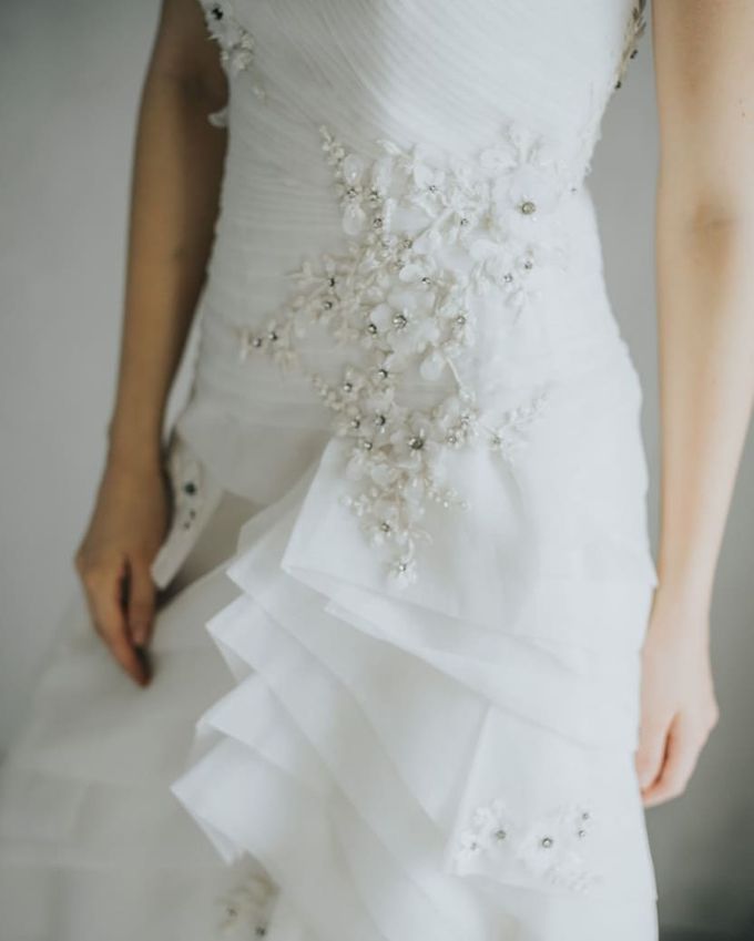 Organza Bridal Dress by Nelly Liu Label - 004 Organza Bridal Dress by Nelly Liu Label - 004