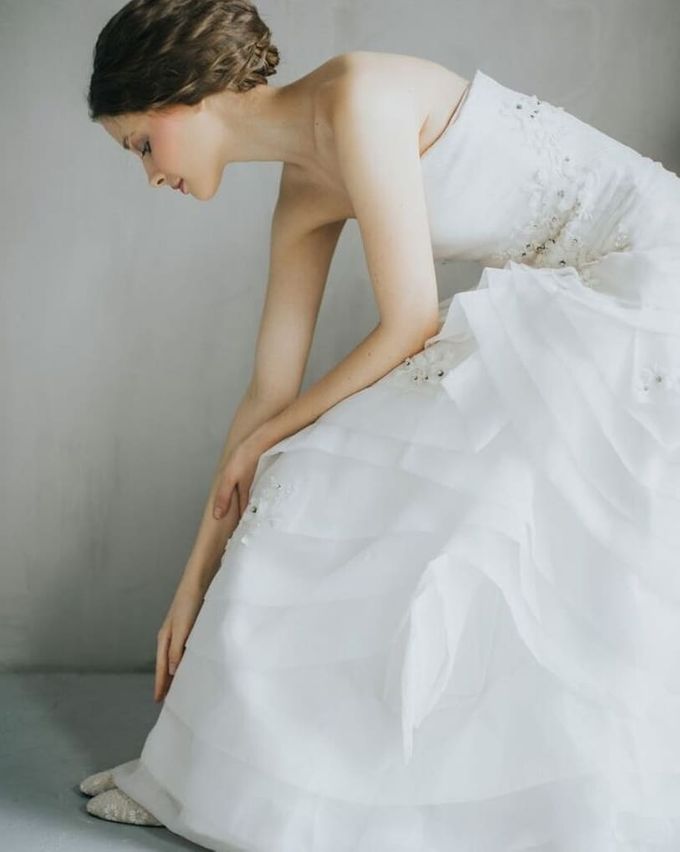 Organza Bridal Dress by Nelly Liu Label - 002 Organza Bridal Dress by Nelly Liu Label - 002