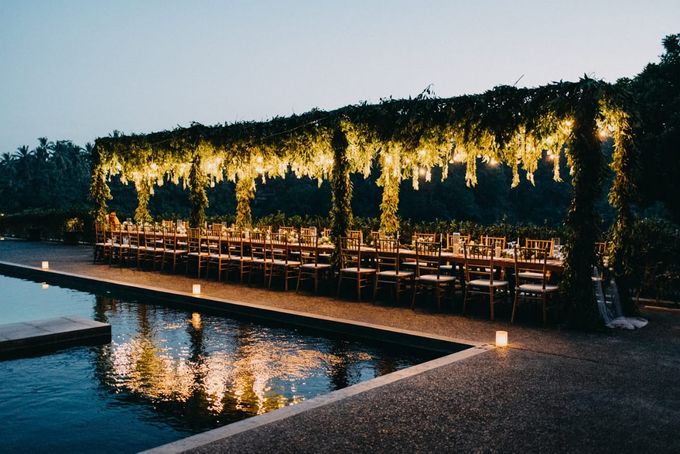 Romantic Dinner Beside Pool by CITTA Wedding - 005 Romantic Dinner Beside Pool by CITTA Wedding - 005