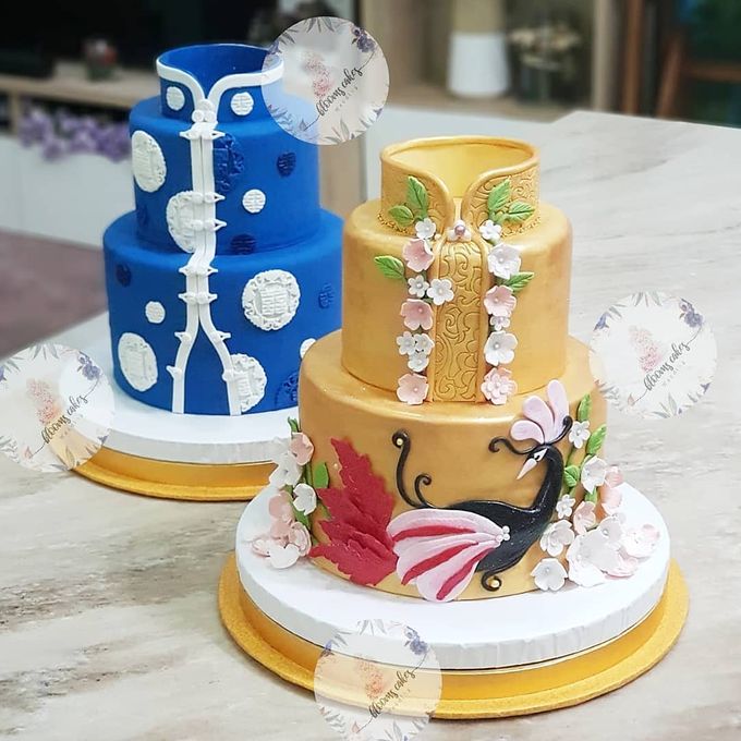 Custom Wedding Cake by Bloomscake Wedding - 021 Custom Wedding Cake by Bloomscake Wedding - 021