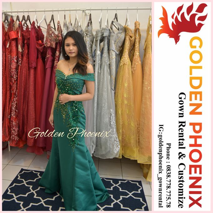 Today : OPEN ( 09.30 - 17.30) by Golden Phoenix Rent Gown - 003