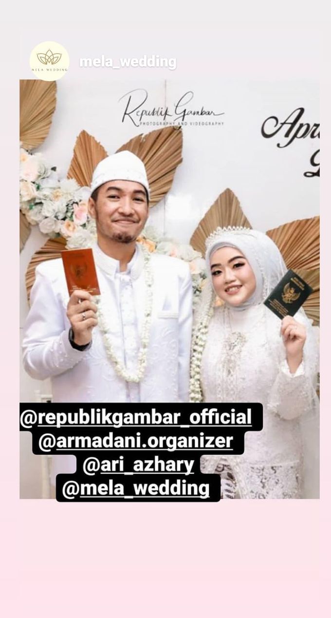 The Intimate Wedding Of April & Daru by Armadani Organizer - 002