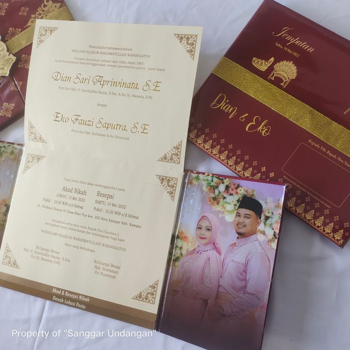 Undangan Hard Cover Three Board Dian & Ko by Sanggar Undangan - 008 Undangan Hard Cover Three Board Dian & Ko by Sanggar Undangan - 008