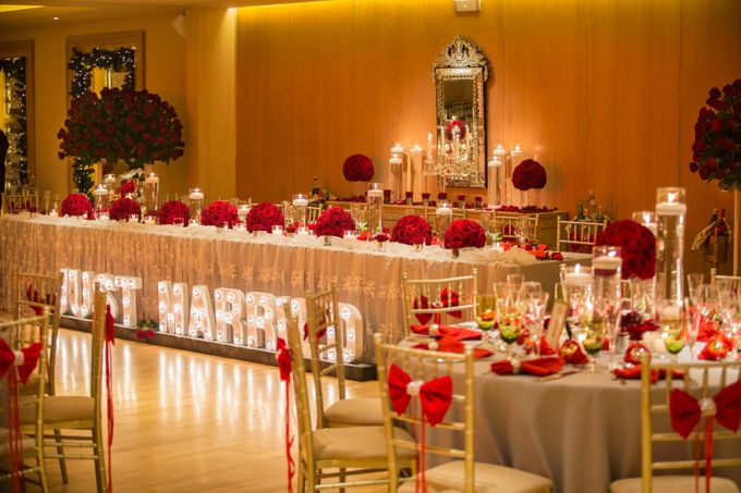 Luxury Christmas Red & Gold Wedding by Diamond Events - 001 Luxury Christmas Red & Gold Wedding by Diamond Events - 001
