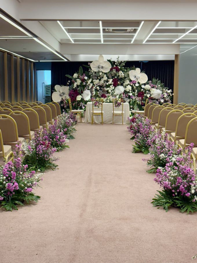 Flowery Backdrop Decoration by Pampas home co - 024